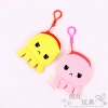 Japanese and Korean octopus coin purse, plush children's wallet, cartoon cute little wallet, earphone data cable storage case Application Scenario